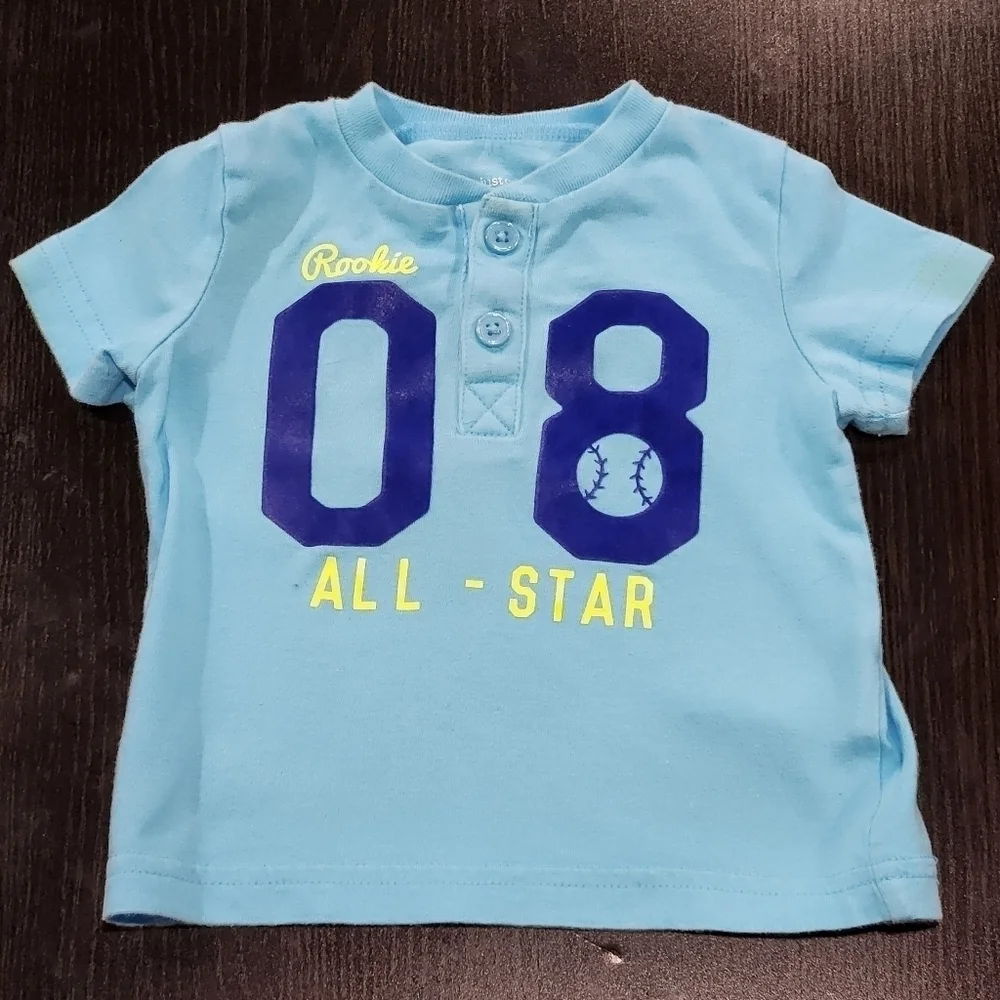 Just One You By Carter's Toddler 2pc Short Sleeve Shirt & Shorts,Size 6M